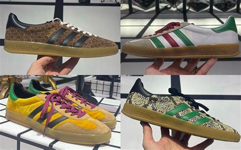 gucci and adidas gazelle|Adidas collaboration with Gucci.